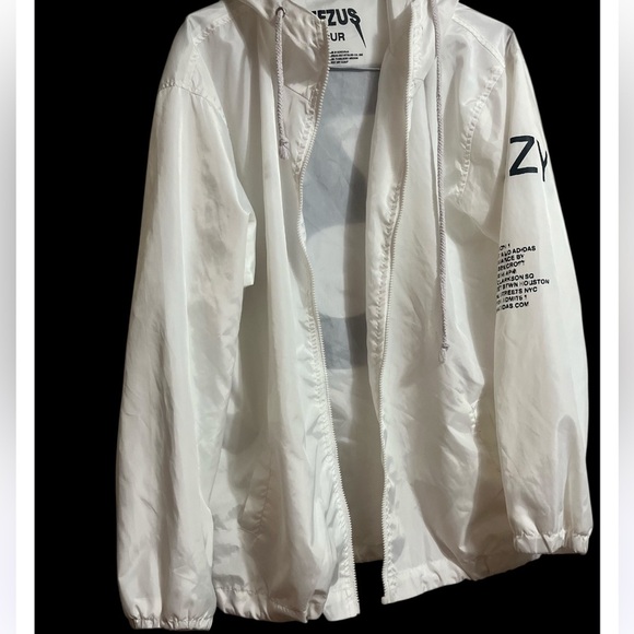 Kanye West Y3 Yeezus Season 3 Windbreaker Hip Hop Outwear Sz L Hoodie Minimalist - Picture 9 of 12